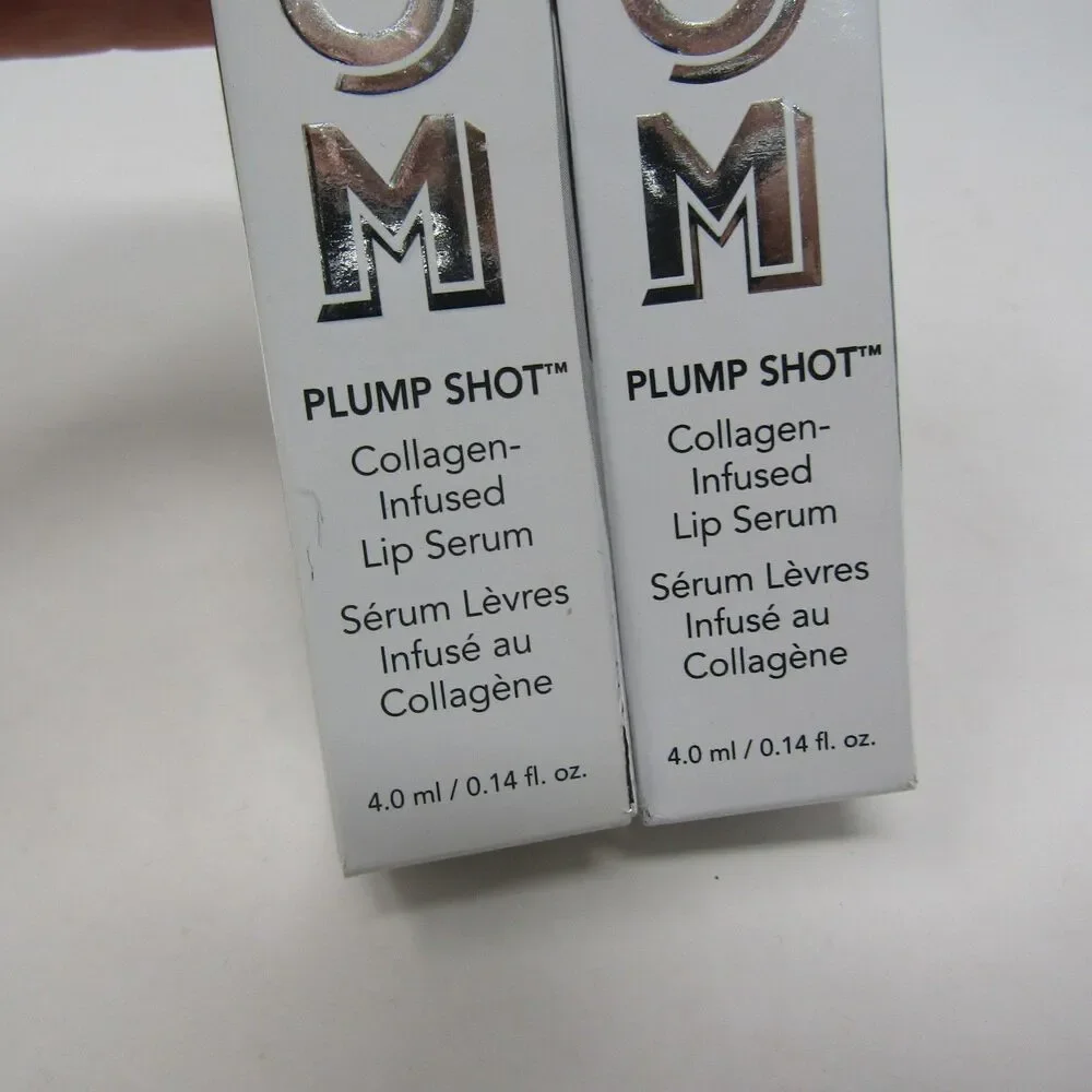 BUXOM Plump Shot Collagen-Infused Lip Serum GILT 4.0ml / 0.14 fl oz - Lot of 2